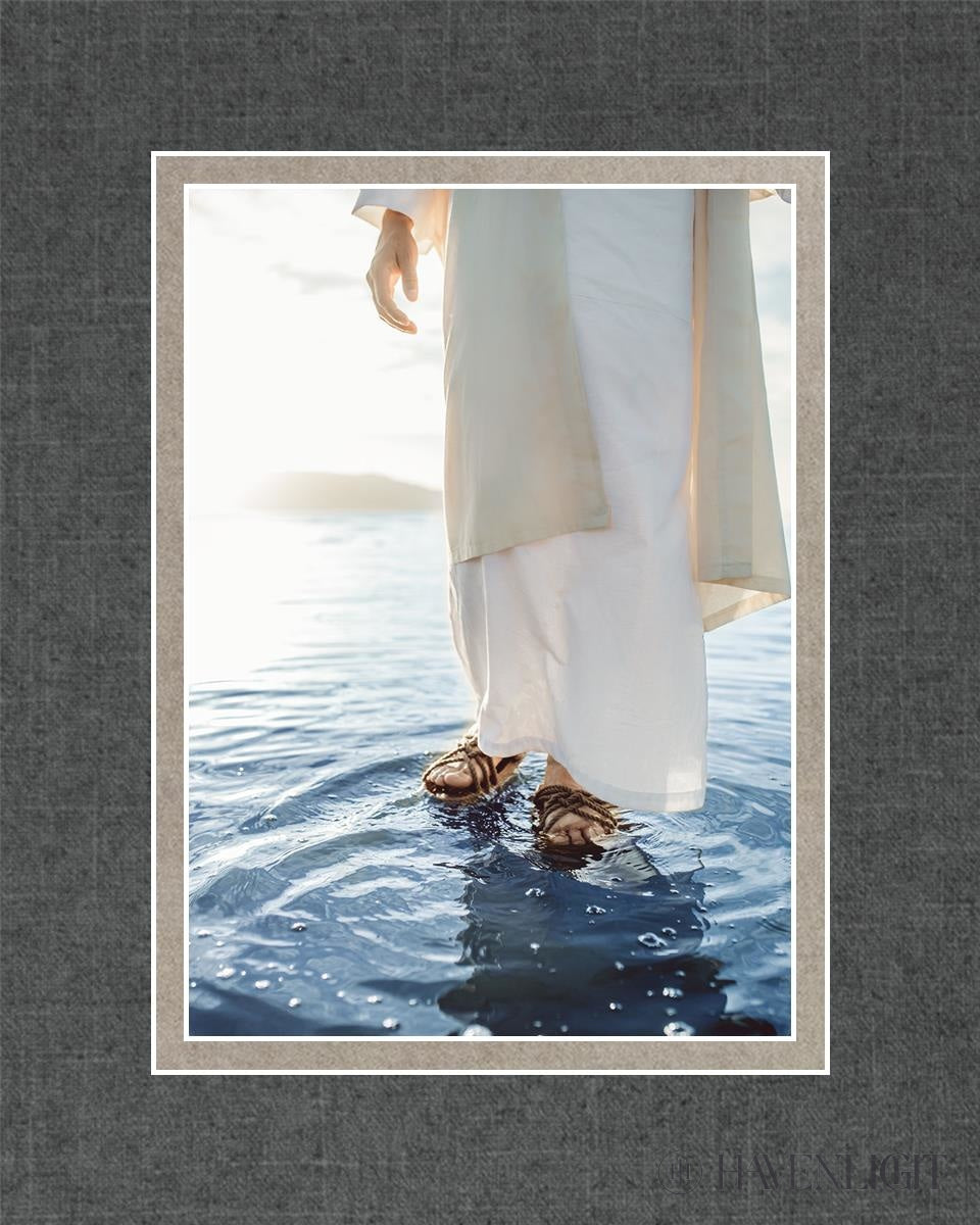 By Faith I Walk Open Edition Print / 5 X 7 Matted To 8 10 Art