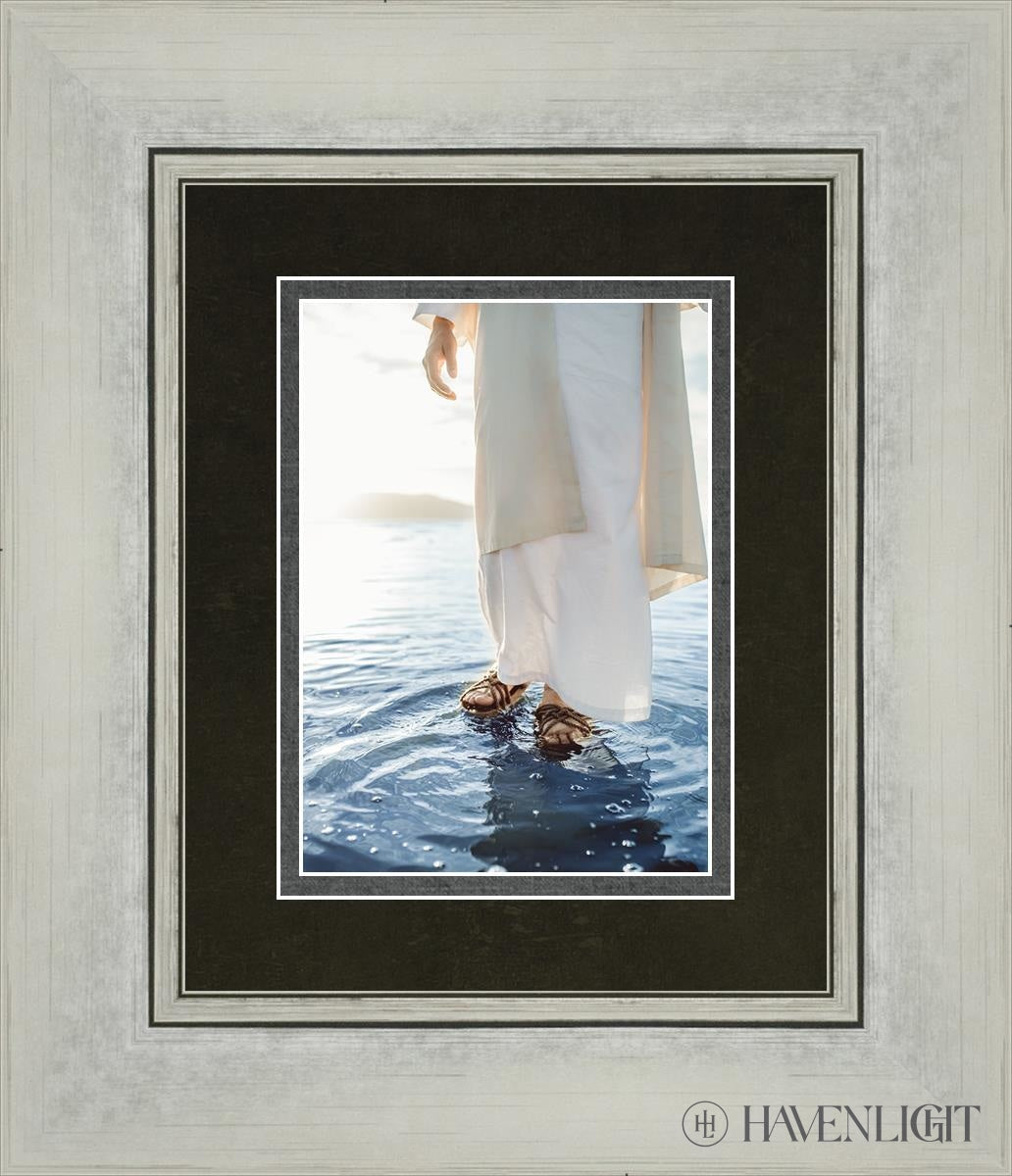 By Faith I Walk Open Edition Print / 5 X 7 Silver 12 1/4 14 Art