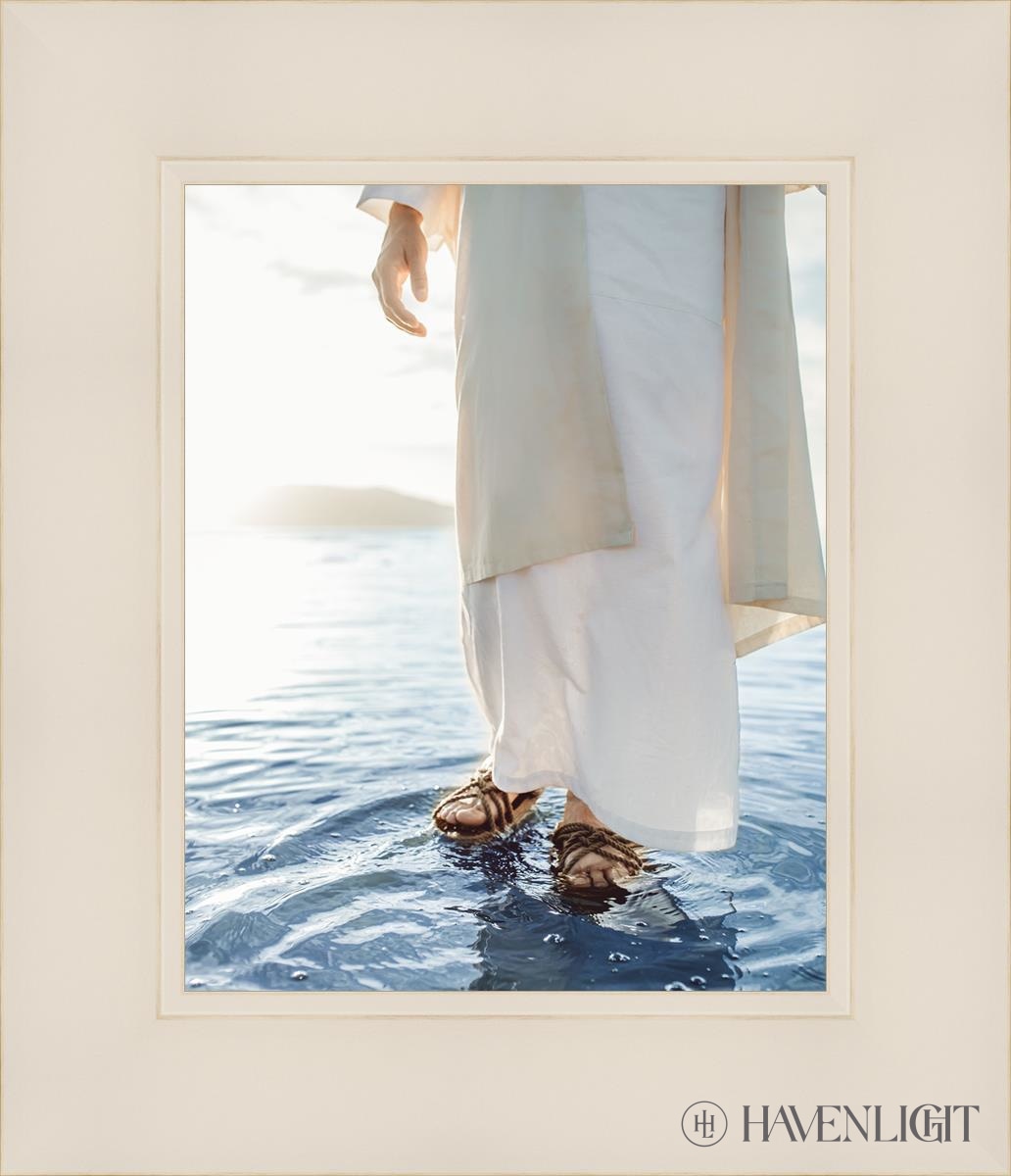 By Faith I Walk Open Edition Print / 8 X 10 White 12 1/4 14 Art