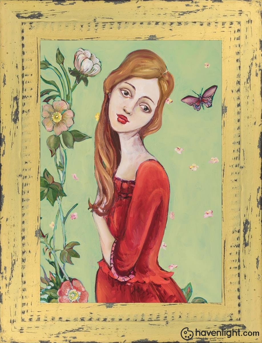 Catherine Open Edition Print / 5 X 7 Frame Y 6.5 8.5 Oep