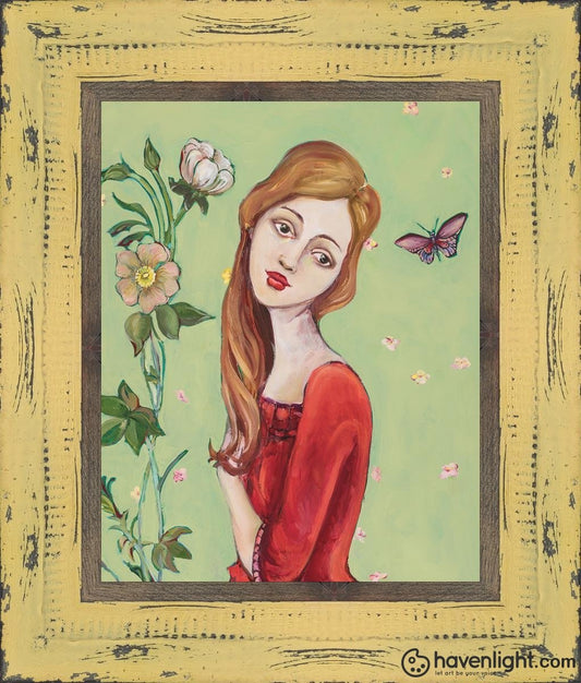 Catherine Open Edition Print / 8 X 10 Frame Y 11.5 13.5 Oep