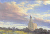 Cedar City Temple 12 X 16 Original Painting