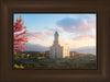 Cedar City Temple Time For Eternal Things Open Edition Canvas / 18 X 12 Frame C 17 3/4 23 Art