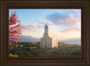 Cedar City Temple Time For Eternal Things Open Edition Canvas / 18 X 12 Frame S 16 1/4 22 Art