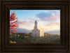 Cedar City Temple Time For Eternal Things Open Edition Canvas / 18 X 12 Frame T 3/4 24 Art