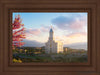 Cedar City Temple Time For Eternal Things Open Edition Canvas / 24 X 16 Frame B 23 3/4 31 Art