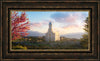 Cedar City Temple Time For Eternal Things Open Edition Canvas / 30 X 15 Frame G 23 3/4 38 Art