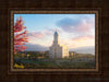 Cedar City Temple Time For Eternal Things Open Edition Canvas / 30 X 20 Frame A 40 Art