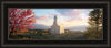 Cedar City Temple Time For Eternal Things Open Edition Canvas / 36 X 12 Frame B 18 3/4 42 Art