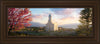 Cedar City Temple Time For Eternal Things Open Edition Canvas / 36 X 12 Frame E 18 3/4 42 Art