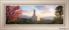 Cedar City Temple Time For Eternal Things Open Edition Canvas / 36 X 12 Frame W 18 3/4 42 Art