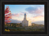 Cedar City Temple Time For Eternal Things Open Edition Canvas / 36 X 24 Frame L 32 1/4 44 Art
