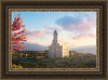 Cedar City Temple Time For Eternal Things Open Edition Canvas / 36 X 24 Frame M 33 3/4 45 Art