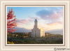Cedar City Temple Time For Eternal Things Open Edition Canvas / 36 X 24 Frame W 32 3/4 44 Art