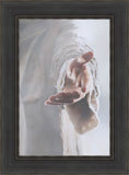 Christ Beckoning Open Edition Canvas / 16 X 24 Black 22 1/2 30 Art
