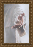 Christ Beckoning Open Edition Canvas / 20 X 30 Gold 25 3/4 35 Art