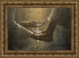 Christ The Servant Open Edition Canvas / 24 X 16 Gold 29 3/4 21 Art