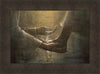 Christ The Servant Open Edition Canvas / 30 X 20 Bronze Frame 37 3/4 27 Art