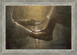 Christ The Servant Open Edition Canvas / 30 X 20 Silver 34 3/4 24 Art