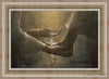 Christ The Servant Open Edition Canvas / 36 X 24 Colonial Silver Metal Leaf 44 3/4 32 Art