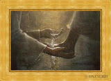Christ The Servant Open Edition Canvas / 36 X 24 Gold Metal Leaf 44 3/8 32 Art