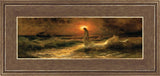 Christ Walking On The Water Open Edition Canvas / 18 X 6 Gold 22 3/4 10 Art