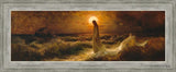 Christ Walking On The Water Open Edition Print / 36 X 12 Silver 40 3/4 16 Art