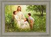 Christ With Asian Children Open Edition Canvas / 24 X 16 Gray 29 3/4 21 Art
