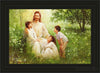 Christ With Asian Children Open Edition Canvas / 36 X 24 Black 43 3/4 31 Art