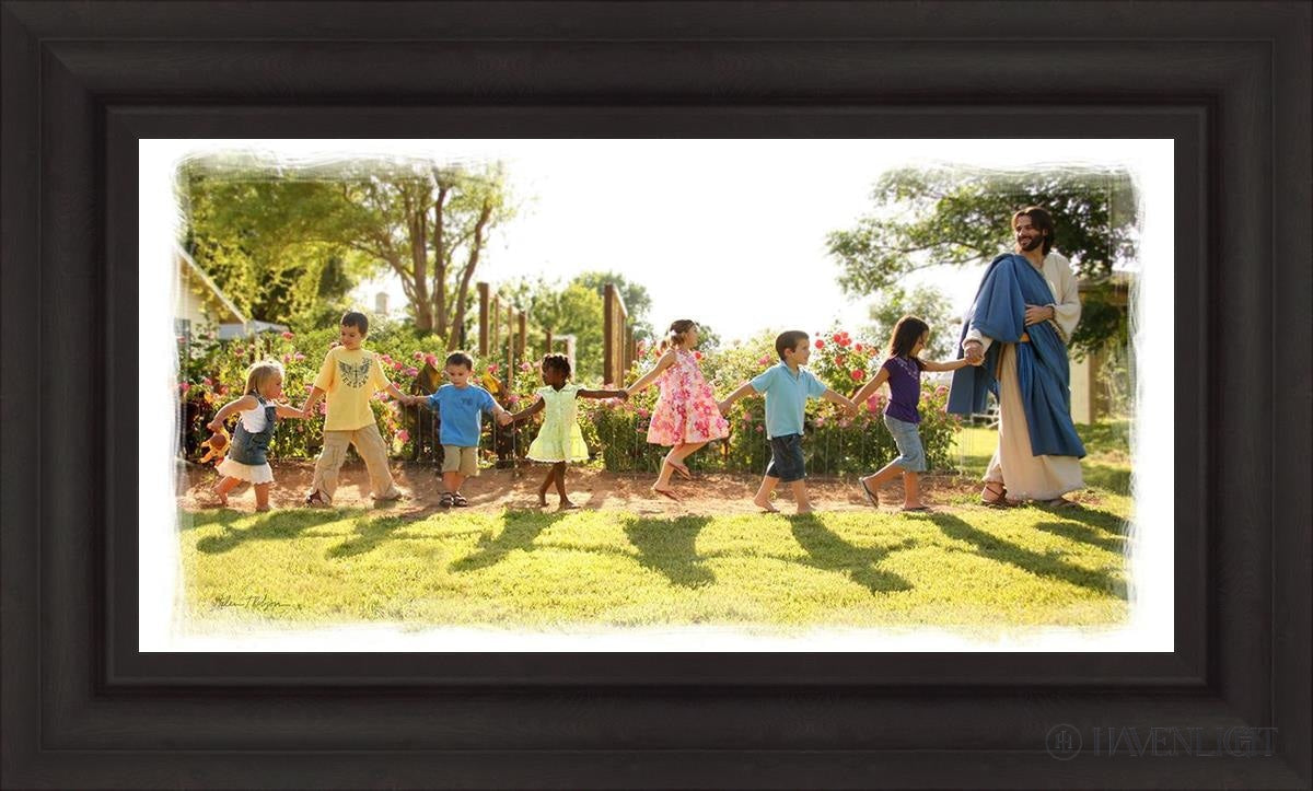 Come Follow Me Open Edition Canvas / 30 X 15 Brown 37 3/4 22 Art