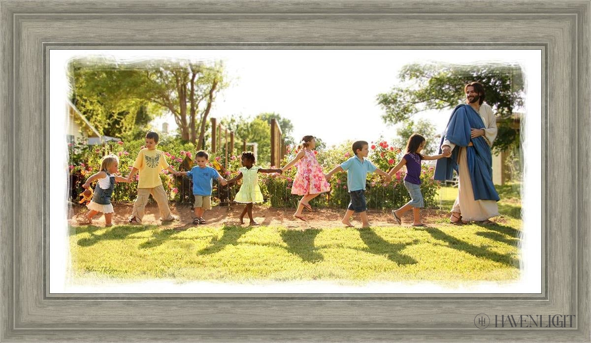 Come Follow Me Open Edition Canvas / 30 X 15 Gray 35 3/4 20 Art