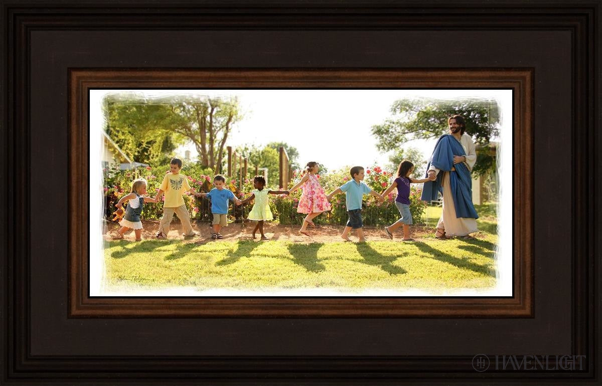 Come Follow Me Open Edition Print / 12 X 6 Brown 16 3/4 10 Art