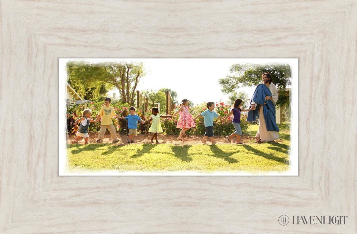 Come Follow Me Open Edition Print / 12 X 6 Ivory 17 1/2 11 Art