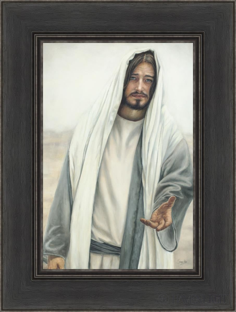 Come Unto Me Open Edition Canvas / 12 X 18 Black 1/2 24 Art