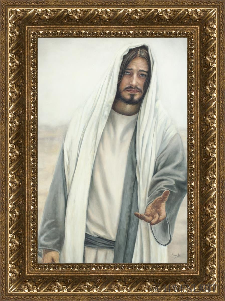 Come Unto Me Open Edition Canvas / 12 X 18 Gold 17 3/4 23 Art