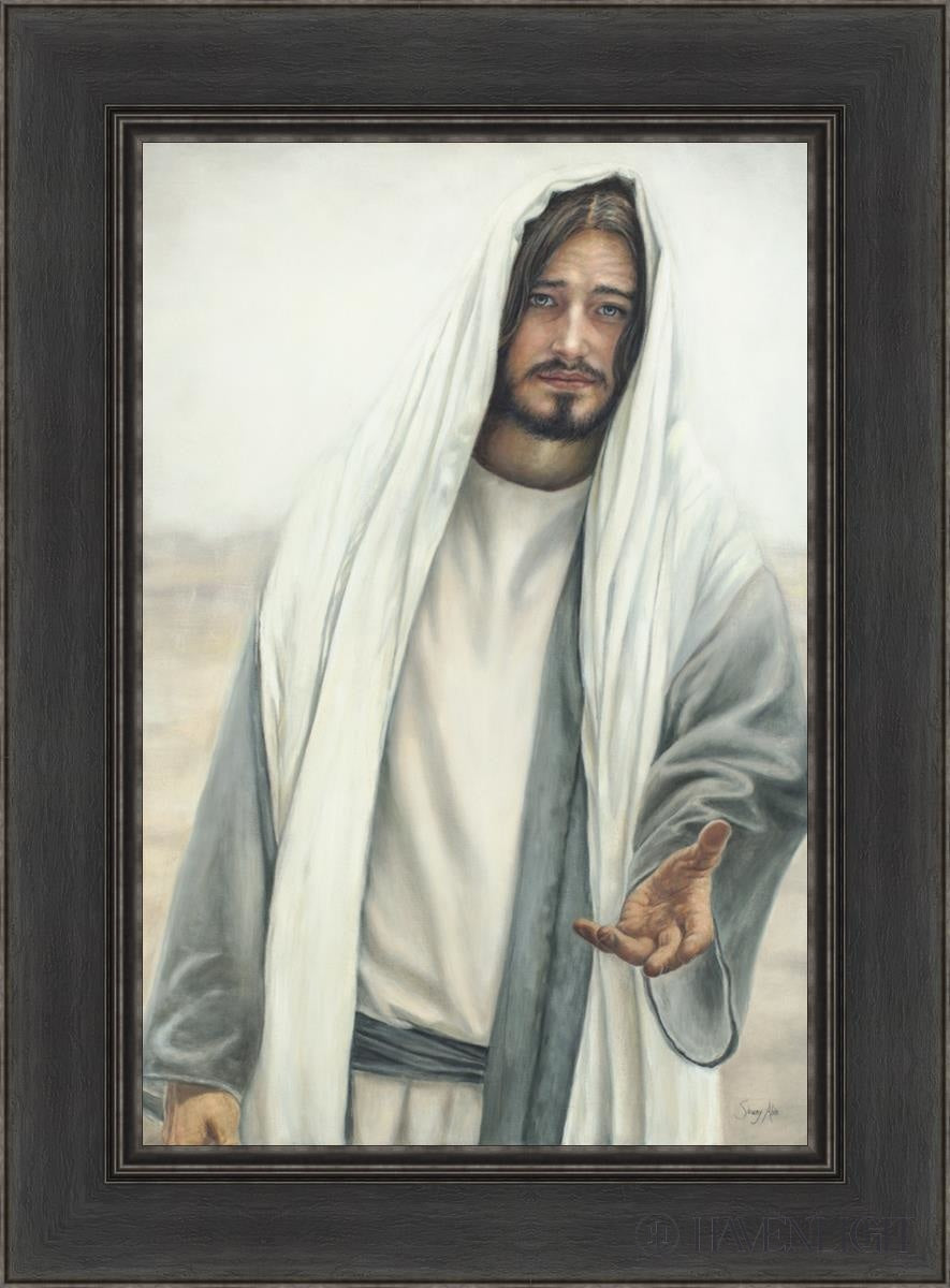 Come Unto Me Open Edition Canvas / 16 X 24 Black 22 1/2 30 Art