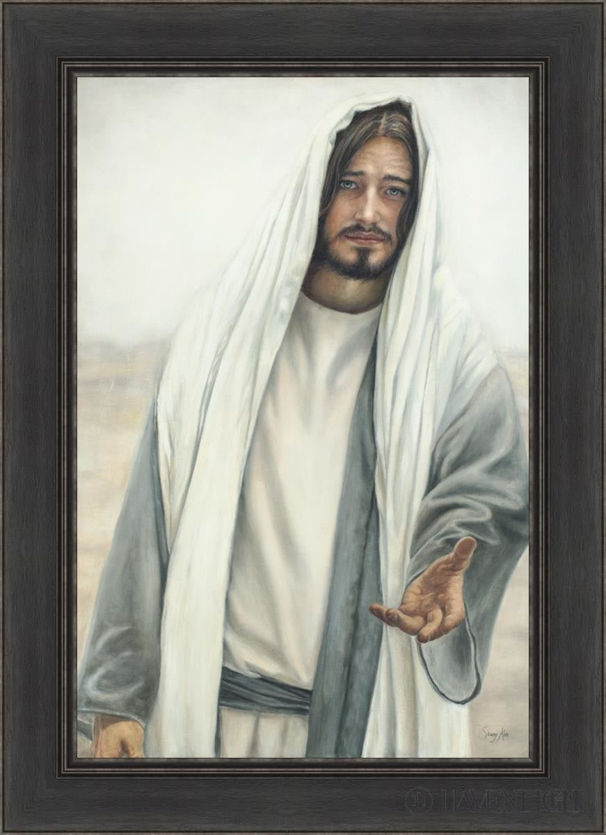 Come Unto Me Open Edition Canvas / 20 X 30 Black 26 1/2 36 Art