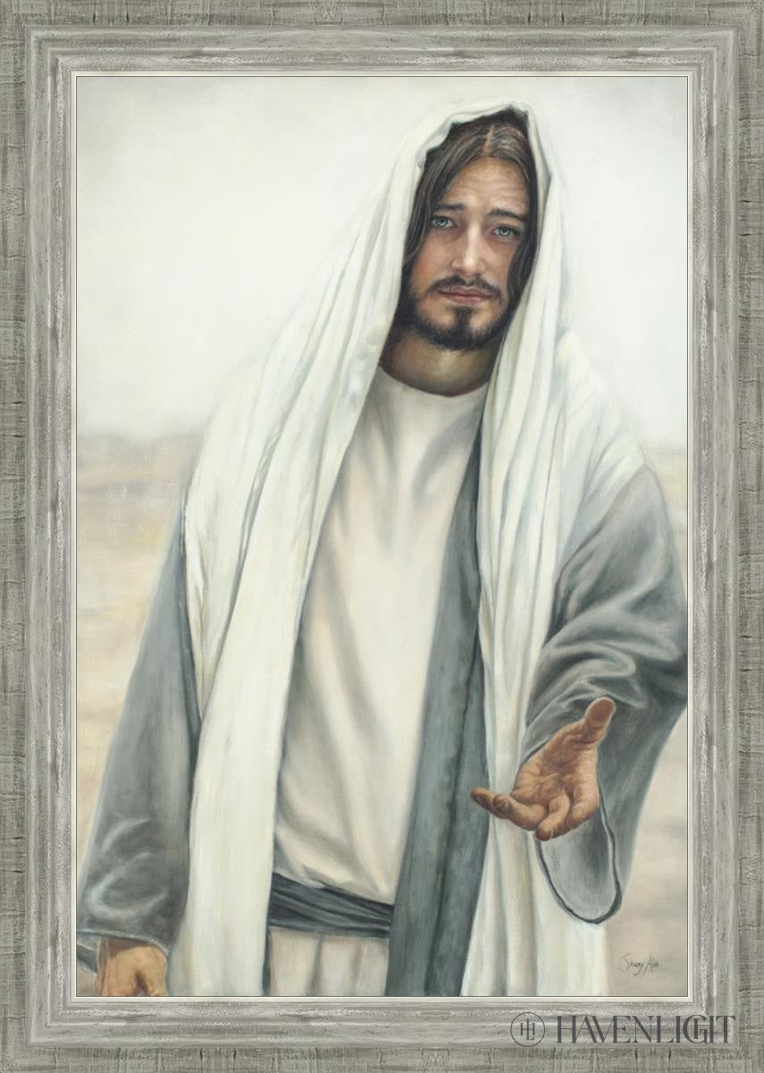 Come Unto Me Open Edition Canvas / 20 X 30 Silver 24 3/4 34 Art