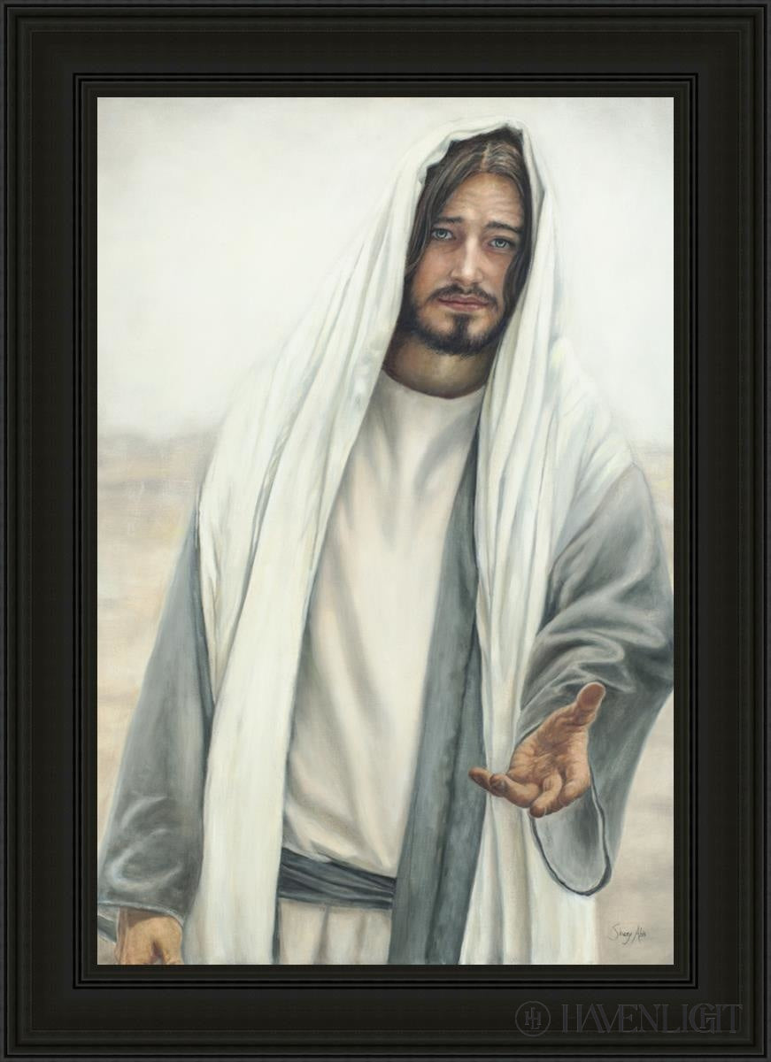 Come Unto Me Open Edition Canvas / 24 X 36 Black 31 3/4 43 Art