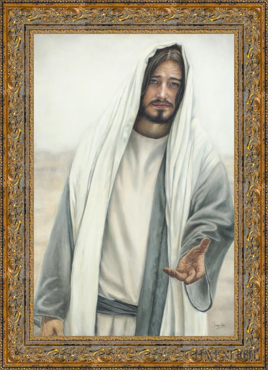 Come Unto Me Open Edition Canvas / 24 X 36 Gold 31 3/4 43 Art