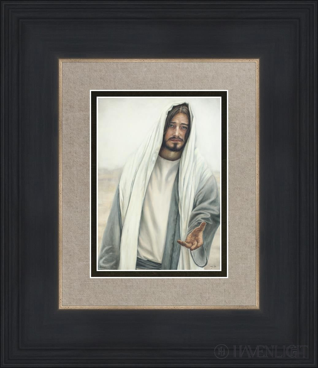 Come Unto Me Open Edition Print / 5 X 7 Black 12 3/4 14 Art