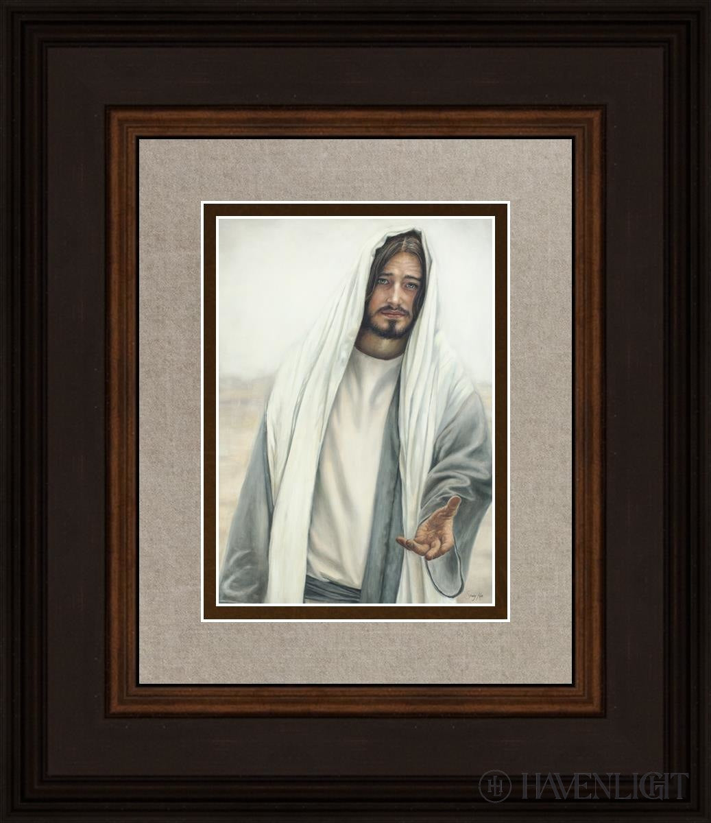 Come Unto Me Open Edition Print / 5 X 7 Brown 12 3/4 14 Art