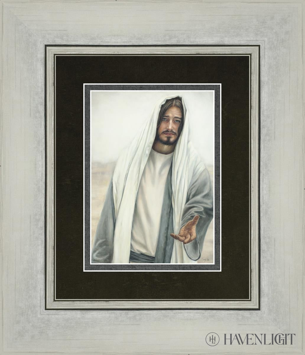 Come Unto Me Open Edition Print / 5 X 7 Silver 12 1/4 14 Art