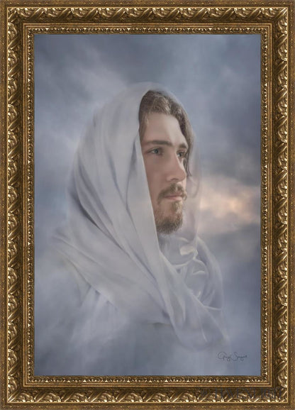 Eternal Christ Open Edition Canvas / 20 X 30 Gold 25 3/4 35 Art