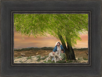 Feed My Lambs Open Edition Canvas / 18 X 12 Black 24 1/2 Art