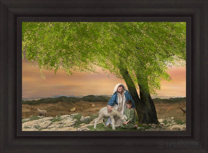 Feed My Lambs Open Edition Canvas / 30 X 20 Brown 37 3/4 27 Art