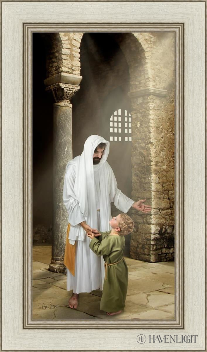 Feeling My Saviors Love Open Edition Canvas / 15 X 30 Ivory 21 1/2 36 Art