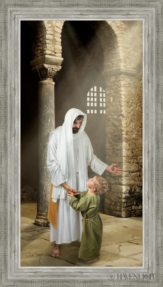 Feeling My Saviors Love Open Edition Canvas / 15 X 30 Silver 19 3/4 34 Art