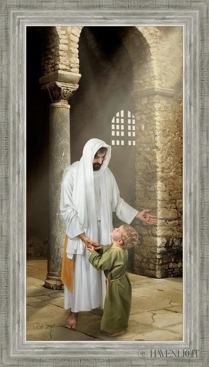 Feeling My Saviors Love Open Edition Canvas / 15 X 30 Silver 19 3/4 34 Art