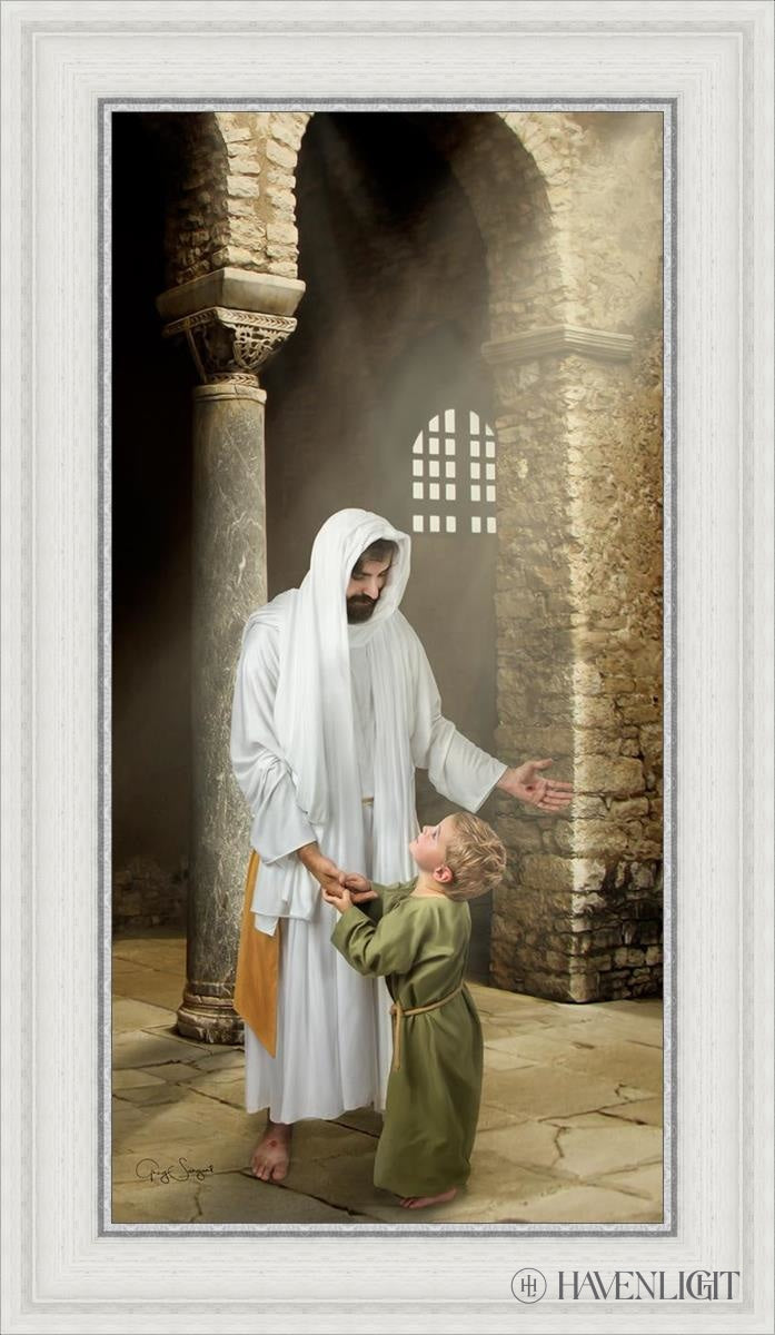 Feeling My Saviors Love Open Edition Canvas / 15 X 30 White 20 3/4 35 Art